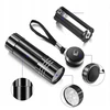 Bez Marki GALINGAS LED MINI ALUMINIUMINIS BLYBINĖLIS VANDENIUI ATSPIRUS KIŠENINIS RAKTŲ PAKAKAS 9xLED