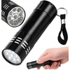 Bez Marki GALINGAS LED MINI ALUMINIUMINIS BLYBINĖLIS VANDENIUI ATSPIRUS KIŠENINIS RAKTŲ PAKAKAS 9xLED