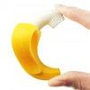 Bez Marki Geltona ortodontinė logopedinė silikoninė 3D banano formos dantukas