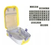 Bez Marki GELTONAS KELIONINIS LAGAMINIMAS VAIKAMS ANT RATŲ RANKINIO BAGAŽO KIETA RANKENĖ