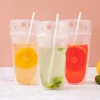 Bez Marki Gėrimų maišeliai, skaidrūs, užsegami užtrauktuku, 10 vnt, 500 ml