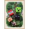 Bez Marki GIGA MAGNETINIŲ BLOKŲ RINKINYS MINECRAFT 319el PIXEL 3D + XXL FIGURINĖS