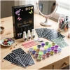 Bez Marki GLITTER TATOO RINKINYS VAIKAMS GLITTER TEMPLATES 24 vnt 3x XXL GLUE