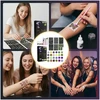 Bez Marki GLITTER TATOO RINKINYS VAIKAMS GLITTER TEMPLATES 24 vnt 3x XXL GLUE