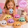 Bez Marki Gniotek Anti-stress Luminous Dumpling LED Glitter Large 9 cm