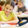 Bez Marki Granatinė mokyklinė penalas-kosmetinė su rankena