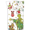 Bez Marki Grinch Świąteczna DWUSTRONNA pościel na zamek, 100% BAWEŁNA, 140x200 cm