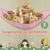 Bez Marki Hamakas Organizer Na Maskotki Pluszaki Žaislai 2 vnt rožinė