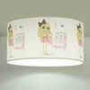 Bez Marki HEXE KIDS Lampa sufitowa dziecięca DZIEWCZYNY 1 x 60W balta H0979