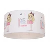 Bez Marki HEXE KIDS Lampa sufitowa dziecięca DZIEWCZYNY 1 x 60W balta H0979