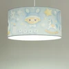 Bez Marki HEXE KIDS Lampa sufitowa wisząca dziecięca CHŁOPCZYK 1x60W mėlyna H0954