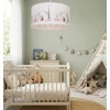 Bez Marki HEXE KIDS Lampa sufitowa wisząca dziecięca W LESIE 2 x 60W E27 balta H0951