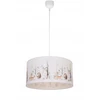 Bez Marki HEXE KIDS Lampa sufitowa wisząca dziecięca W LESIE 2 x 60W E27 balta H0951