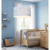 Bez Marki HEXE KIDS Lampa sufitowa wisząca dziecięca CHŁOPCZYK 1x60W mėlyna H0954