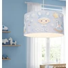 Bez Marki HEXE KIDS Lampa sufitowa wisząca dziecięca CHŁOPCZYK 1x60W mėlyna H0954