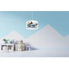 Bez Marki HEXE OCEAN Lampa dziecięca sufitowa wisząca 1 x 60W H0920