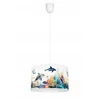 Bez Marki HEXE OCEAN Lampa dziecięca sufitowa wisząca 1 x 60W H0916