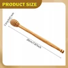 Bez Marki Honey Dipper,Mieszadło do mieszania miodu,Rodzinny domowy Drizzler Drewniana różdżka Dżem 20 cm