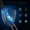 Bez Marki ILGAS USB ELEKTRINIS žiebtuvėlis, BEDEGIS, ATSPIRANT VĖJO LED