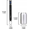 Bez Marki ILGAS USB ELEKTRINIS žiebtuvėlis, BEDEGIS, ATSPIRANT VĖJO LED