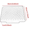 Bez Marki Indų džiovinimo kilimėlis Countertop Easy Clean Counter 22,8"x17,7" juodas lašinamasis kilimėlis
