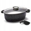 Bez Marki INDUKCINĖ keptuvė ORKAITĖI su kvapiąja priemone, OVAL Konighoffer Pollo 8 l