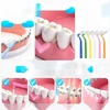 Bez Marki INTERGIVAL ŠEPEČIAI 60 Vnt. DENTAL 6 DYDŽIŲ KAMPINĖTA RANKENA