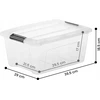 Bez Marki IRIS Topbox laikymo dėžutė - 15L - 2 vnt.