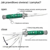 Bez Marki Itališkas taktinis peilis, perjungimo peilis, išlikimo sulankstomas peilis 22 cm