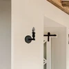 Bez Marki Juodas metalinis sieninis šviestuvas loft stiliaus, E27