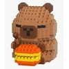 Bez Marki Kapibaros blokeliai su mėsainiu 360 vnt. CAPYBARA statybiniai blokeliai