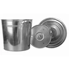 Bez Marki KATILAS, CINKUOTAS METALINIS PUODAS, 32L, Dangtis + Įdėklas