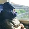Bez Marki Kelioninė pagalvė su gobtuvu ir miego kauke