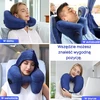 Bez Marki Kelioninė pagalvė su gobtuvu ir miego kauke