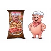 Bez Marki Keto Crisps BBQ kepsninės kiaulienos odelės 67% baltymų 100g iš Vokietijos