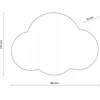 Bez Marki KINKIET LAMPA ŚCIENNA TK LIGHTING CLOUD 4964 G9 CHMURKA Baltas