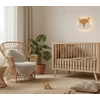 Bez Marki Kinkiet Ścienny 230V Lampka Nocna LED DREWNIANA Lisek L Do Pokoju Dziecka