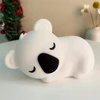 Bez Marki KOALA Naktinė lempa DLA DZIECI LED RGB SILIKONOWA akumuliatorius USB