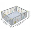 Bez Marki Kojec BabySpace MaxiPlus 180x150 su materacem siatka regulacja aukščio