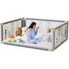 Bez Marki Kojec BabySpace MaxiPlus 180x150 su materacem siatka regulacja aukščio