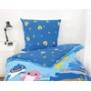 Bez Marki KOMPLET POŚCIELI BABY SHARK BAWEŁNA DLA DZIECI 80X80 135X200 bawełniany