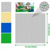 Bez Marki Konstrukcinė plokštė blokeliams 32x32 4 vnt. pilka mėlyna žalia smėlio spalvos