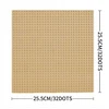 Bez Marki Konstrukcinė plokštė blokeliams 32x32 4 vnt. pilka mėlyna žalia smėlio spalvos