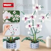 Bez Marki Konstrukciniai orchidėjos žiedų 3d kaladėlės, 536 elementai
