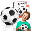 Bez Marki KONSTRUKCINIŲ KALULŲ FUTBOLIS JUODAI Baltas 3D DOVANA VAIKŲ RINKINYS