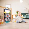 Bez Marki Kontrastinė knygelė, sensorinis žaislas su veidrodžiu kūdikiams, raštai