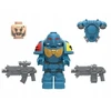 Bez Marki Kosmoso vilkai iš WH40K kaladėlių minifigūrėlės