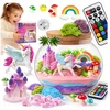 Bez Marki KŪRYBINGAS VIENRAGIS RINKINYS MAGICAL AQUA TERRARIUM DIY LED CRYSTAL LAMP