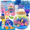 Bez Marki Kūrybinis Mermaid rinkinys mergaitėms Kinetic Sand Night Light, pasidaryk pats
