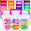 Bez Marki LABORATORIUM SLIME DUŻY Rinkinys DLA DZIECI GLUTY AKCESORIA BIG BOX 57w1- XXL